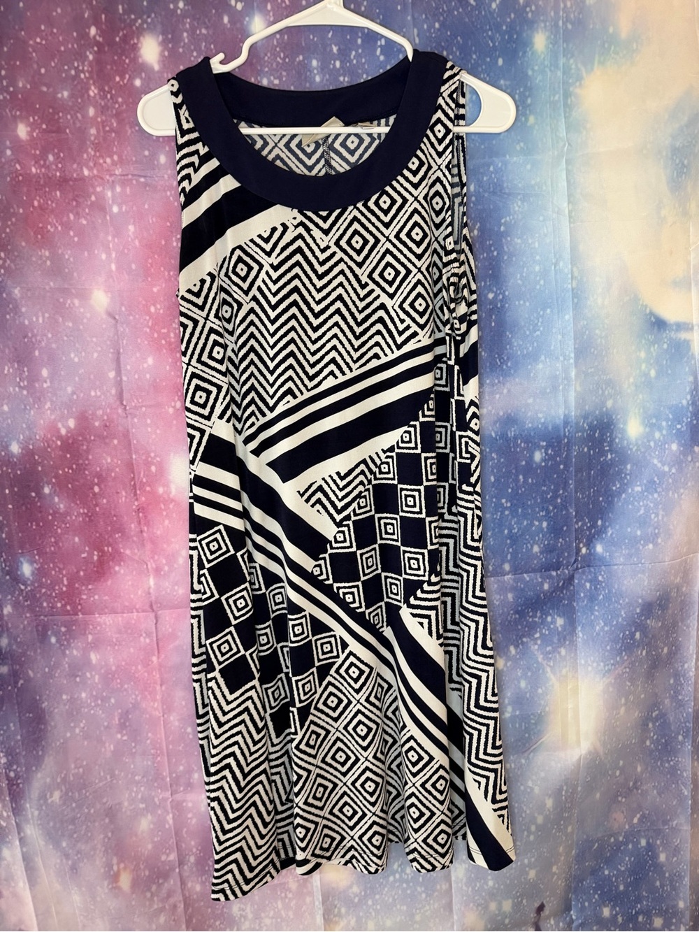Chico's EasyWear Geometric Tank Dress